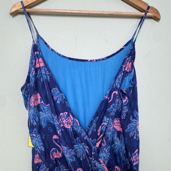 NWT Tipsy Elves Flirty Flamingos Romper - Picture 9 of 12